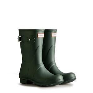Hunter Women’s Original Short Matte Rain Boots – Size 10 – Hunter Green – New